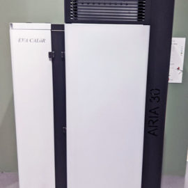 Generatore aria calda a caricamento automatico eva 30 kw con contributo cet